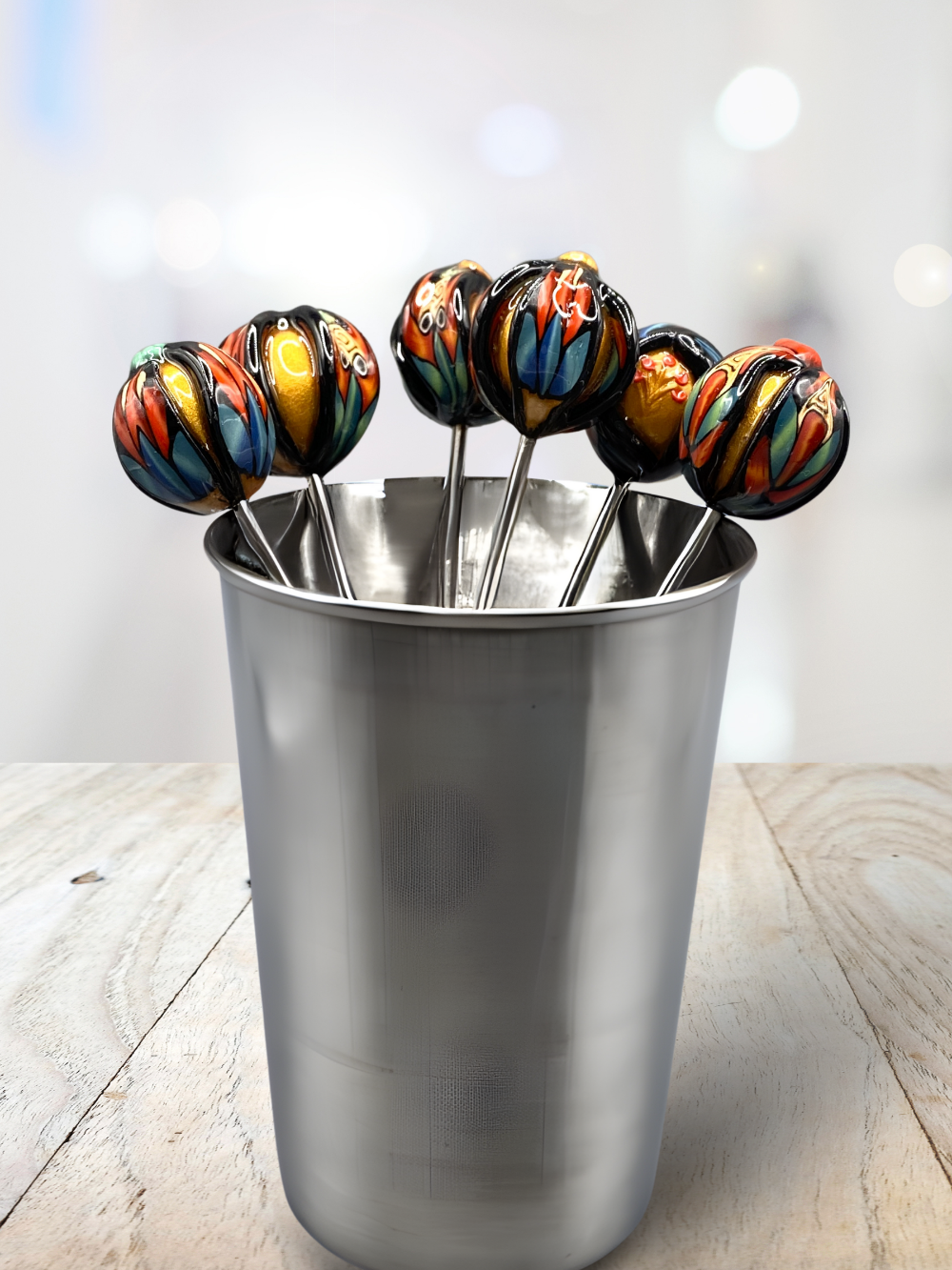 Handmade, home decor, Cocktail sticks, cocktail picks, bar accessories, functional art, sculpture, hand crafted, creative, unique, Art deco, Art deco cocktail picks, speakeasy, speakeasy bar, bar accessories, bar decor