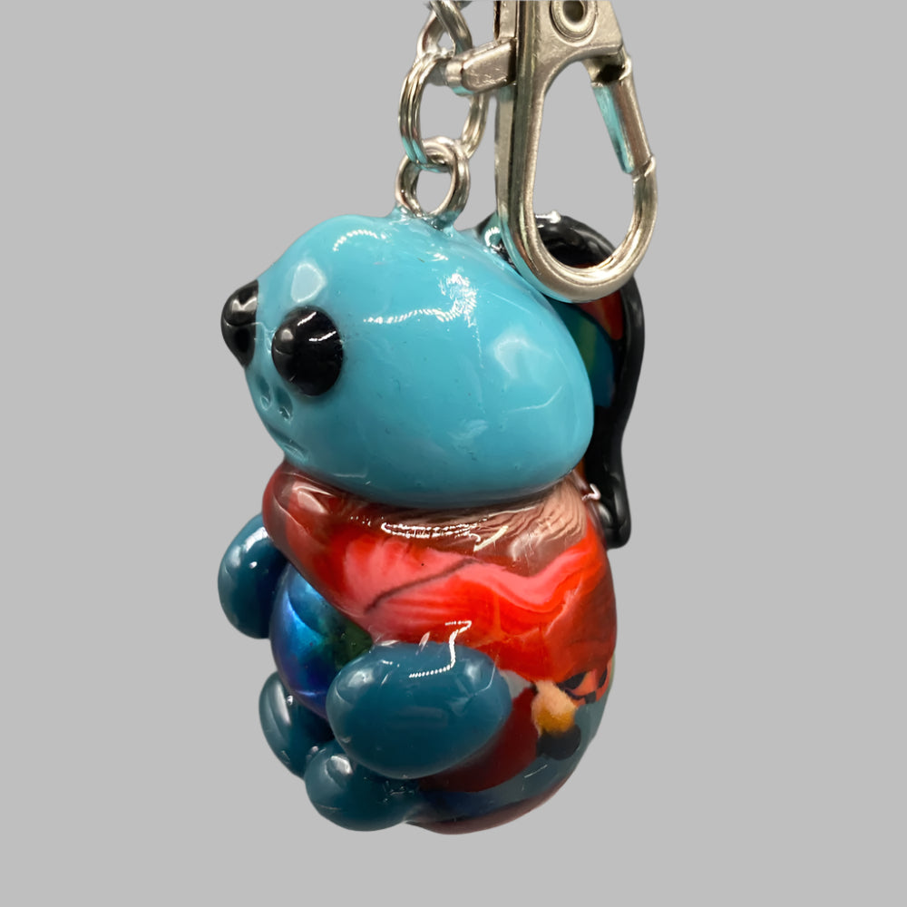 Marbles, blue bug marble, blue, blue keychain colorful keychain, bugs, bug keychain, cute keychain, unique keychain, handmade keychain, handmade, handcrafted, art, colorful, sculpture