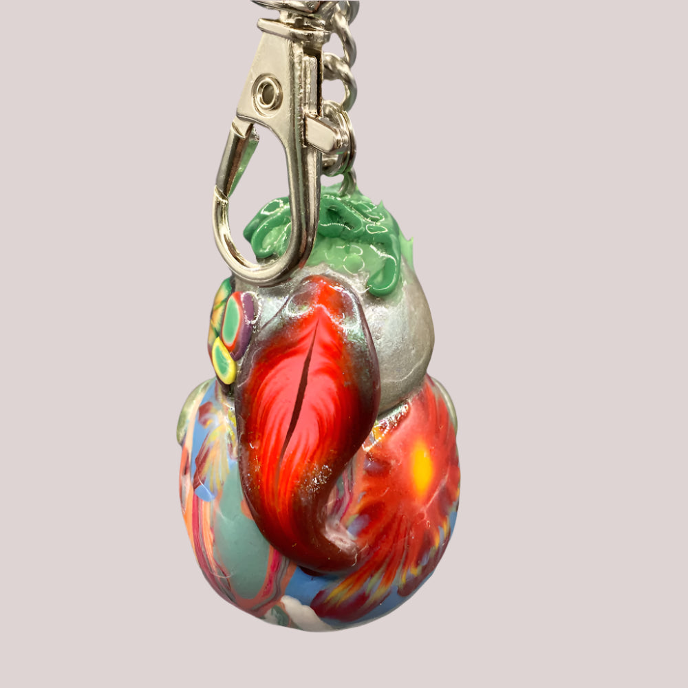 Marbles, purple bug keychain, purple and blue, purse charm, colorful keychain, cute keychain, unique keychain, handmade keychain, handmade, handcrafted, art, colorful, sculpture, Purple colored keychain, purple keychain,
