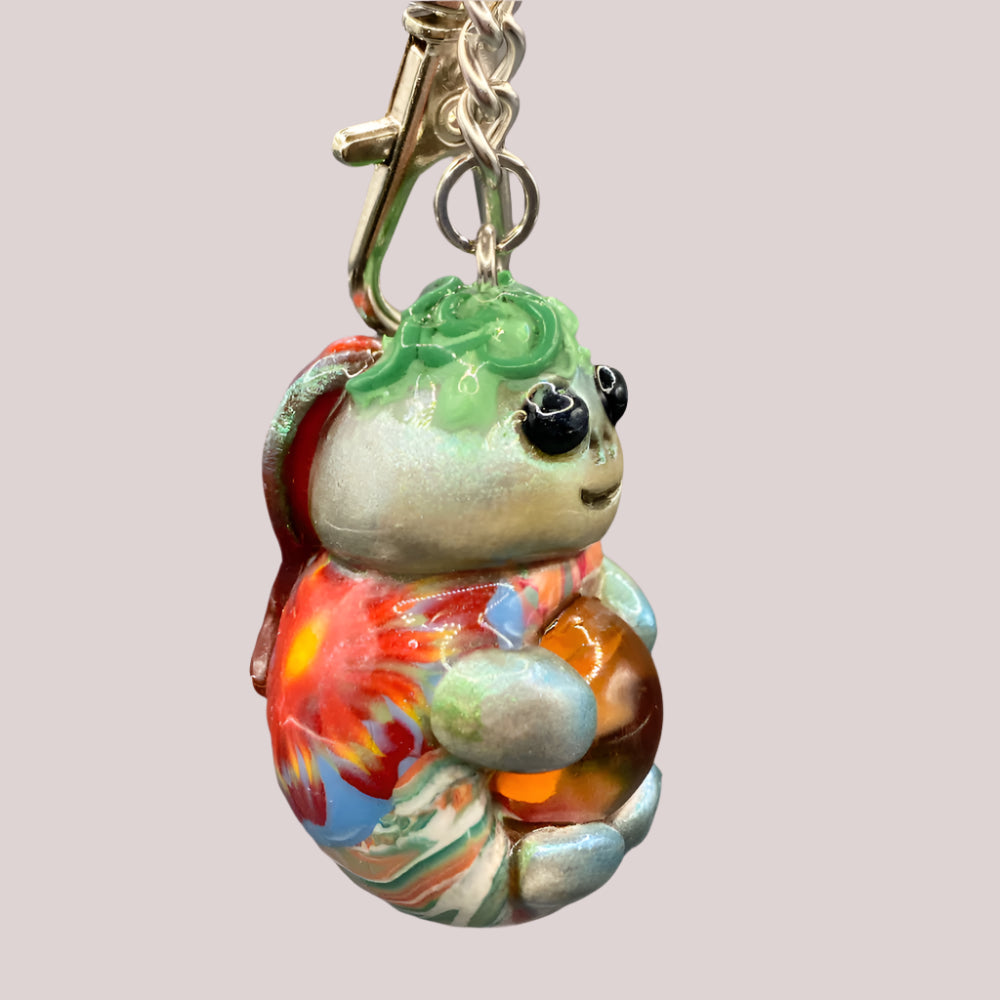 Marbles, purple bug keychain, purple and blue, purse charm, colorful keychain, cute keychain, unique keychain, handmade keychain, handmade, handcrafted, art, colorful, sculpture, Purple colored keychain, purple keychain,