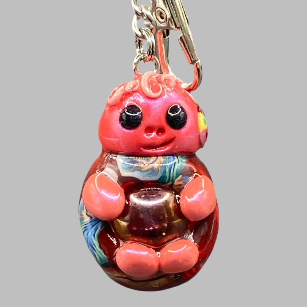 Marbles, bug marble keychain, Hot pink, Fuchsia keychain, colorful keychain, bugs, bug keychain, cute keychain, unique keychain, handmade keychain, handmade, handcrafted, art, colorful, sculpture, Punch colored keychain