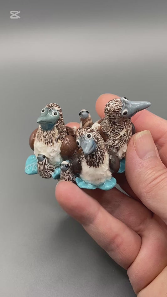 Booby Figurine | Blue Footed Booby ornament