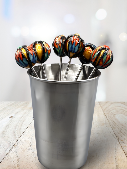 Handmade, home decor, Cocktail sticks, cocktail picks, bar accessories, functional art, sculpture, hand crafted, creative, unique, Art deco, Art deco cocktail picks, speakeasy, speakeasy bar, bar accessories, bar decor