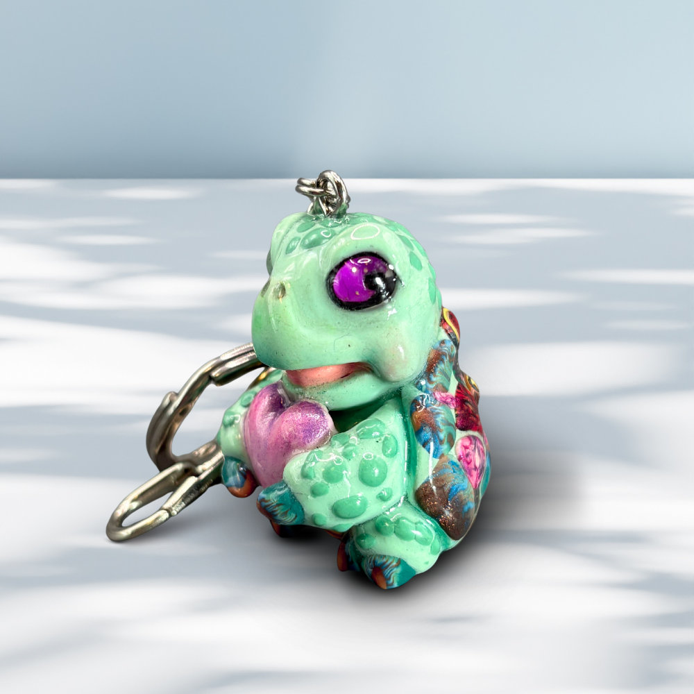 Baby Turtle Keychain