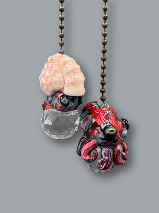 Octopus Crystal Light Pulls | Sea Snail and Octopus Light Pulls