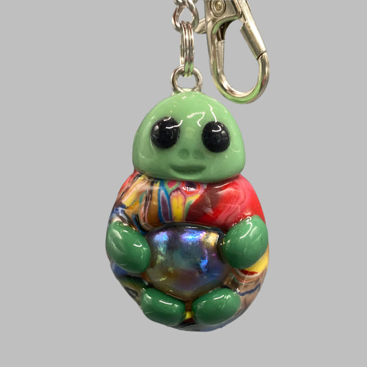 Marbles, bug marble keychain, Teal, Teak keychain, colorful keychain, bugs, bug keychain, cute keychain, unique keychain, handmade keychain, handmade, handcrafted, art, colorful, sculpture, Teal colored keychain