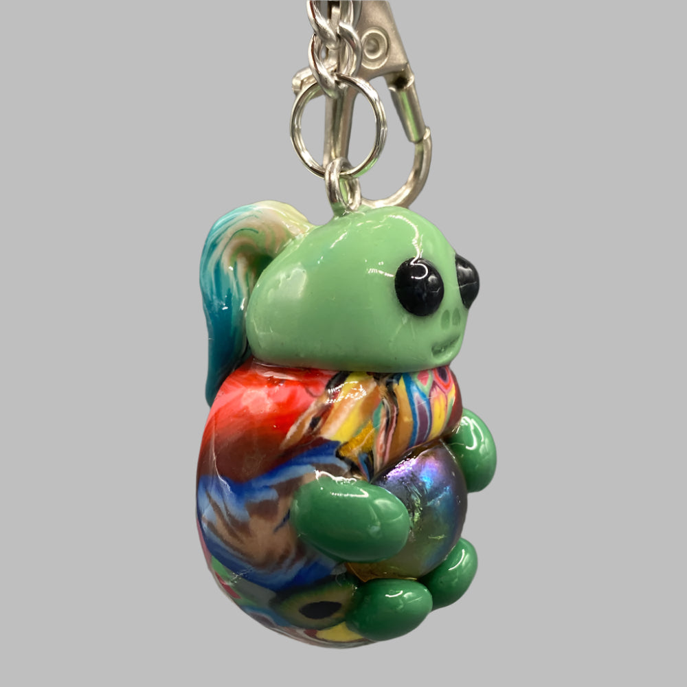 Marbles, bug marble keychain, Teal, Teal keychain, colorful keychain, bugs, bug keychain, cute keychain, unique keychain, handmade keychain, handmade, handcrafted, art, colorful, sculpture, Teal colored keychain