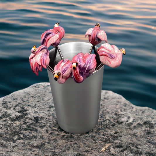 Flamingo Cocktail Picks