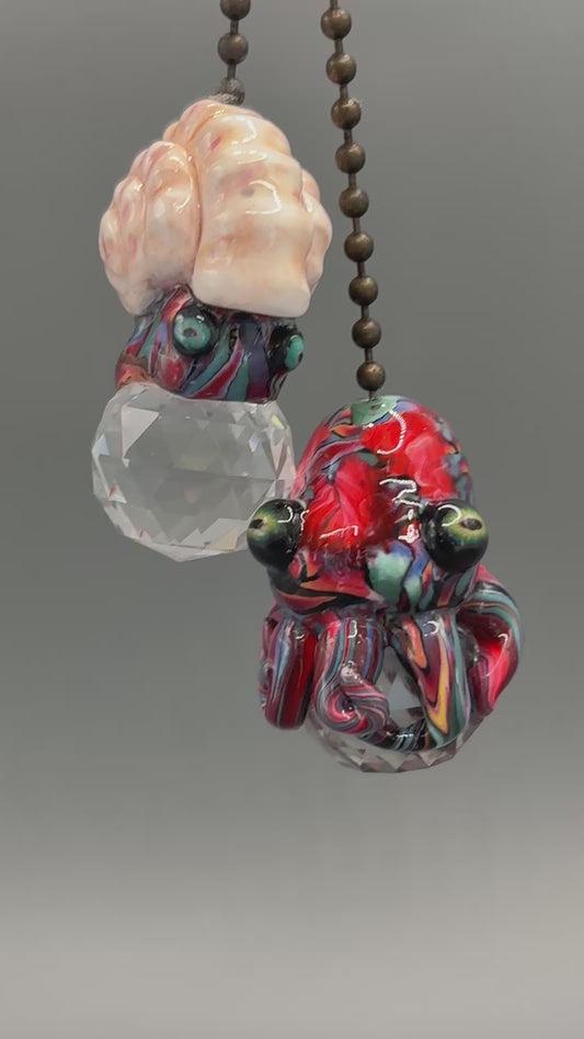 Octopus Crystal Light Pulls | Sea Snail and Octopus Light Pulls