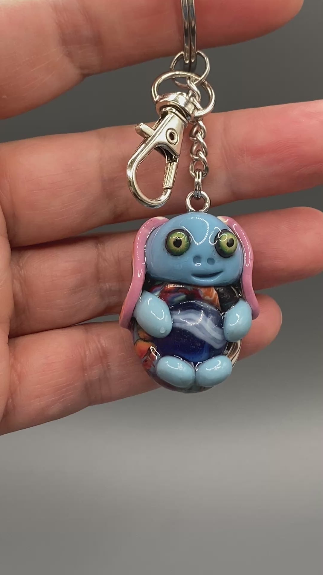 Marbles, blue bug marble, blue, blue keychain colorful keychain, bugs, bug keychain, cute keychain, unique keychain, handmade keychain, handmade, handcrafted, art, colorful, sculpture