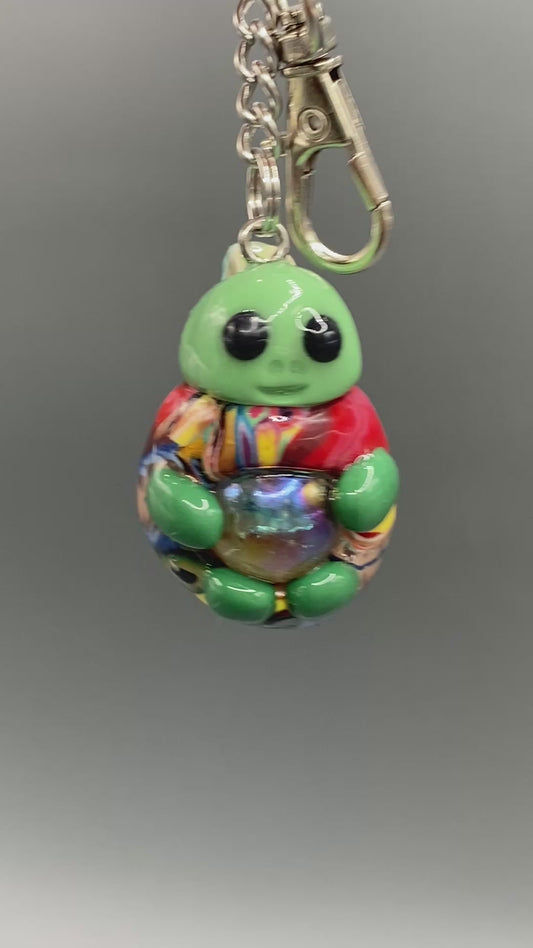 Marbles, bug marble keychain, Teal, Teak keychain, colorful keychain, bugs, bug keychain, cute keychain, unique keychain, handmade keychain, handmade, handcrafted, art, colorful, sculpture, Teal colored keychain